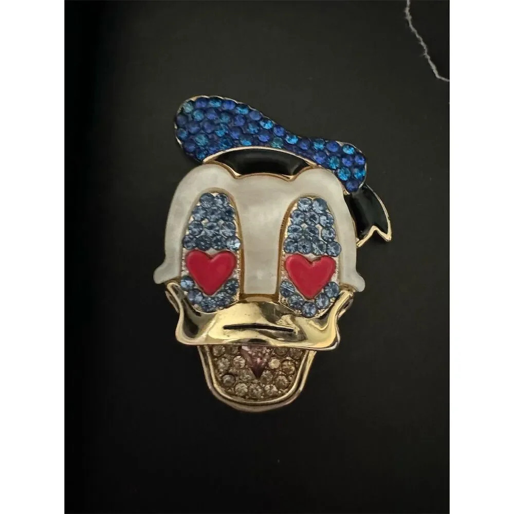 Disney BaubleBar Donald & Daisy Duck Stud Earrings Multicolor Valentine's Day - Picture 3 of 4